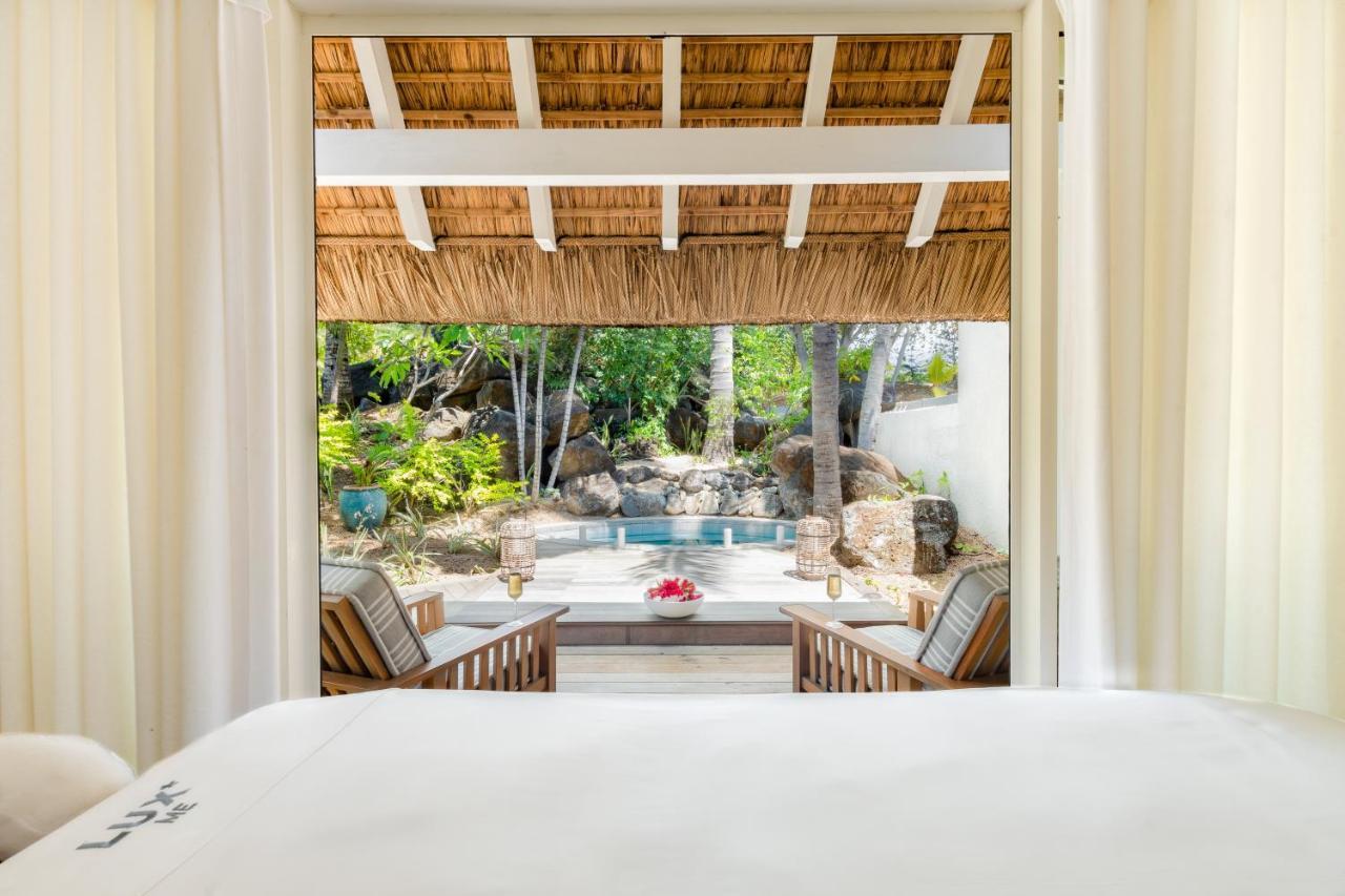Lux* Grand Gaube Resort & Villas Экстерьер фото View from a bedroom